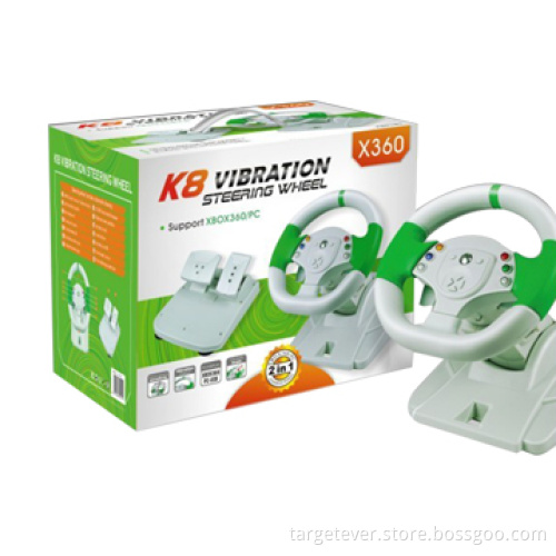 Wireless Wheel with Vibrationl for xbox360
